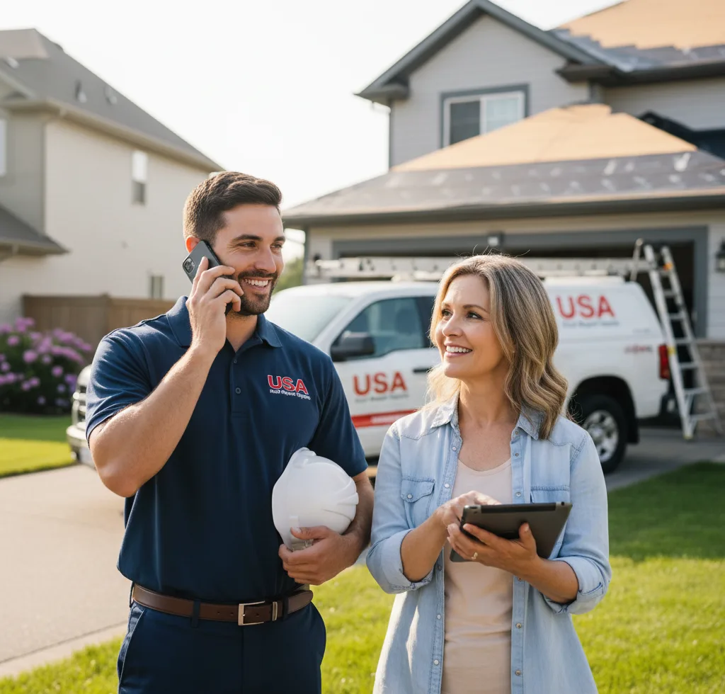 USA Roof Repair Experts customer support in Catlett